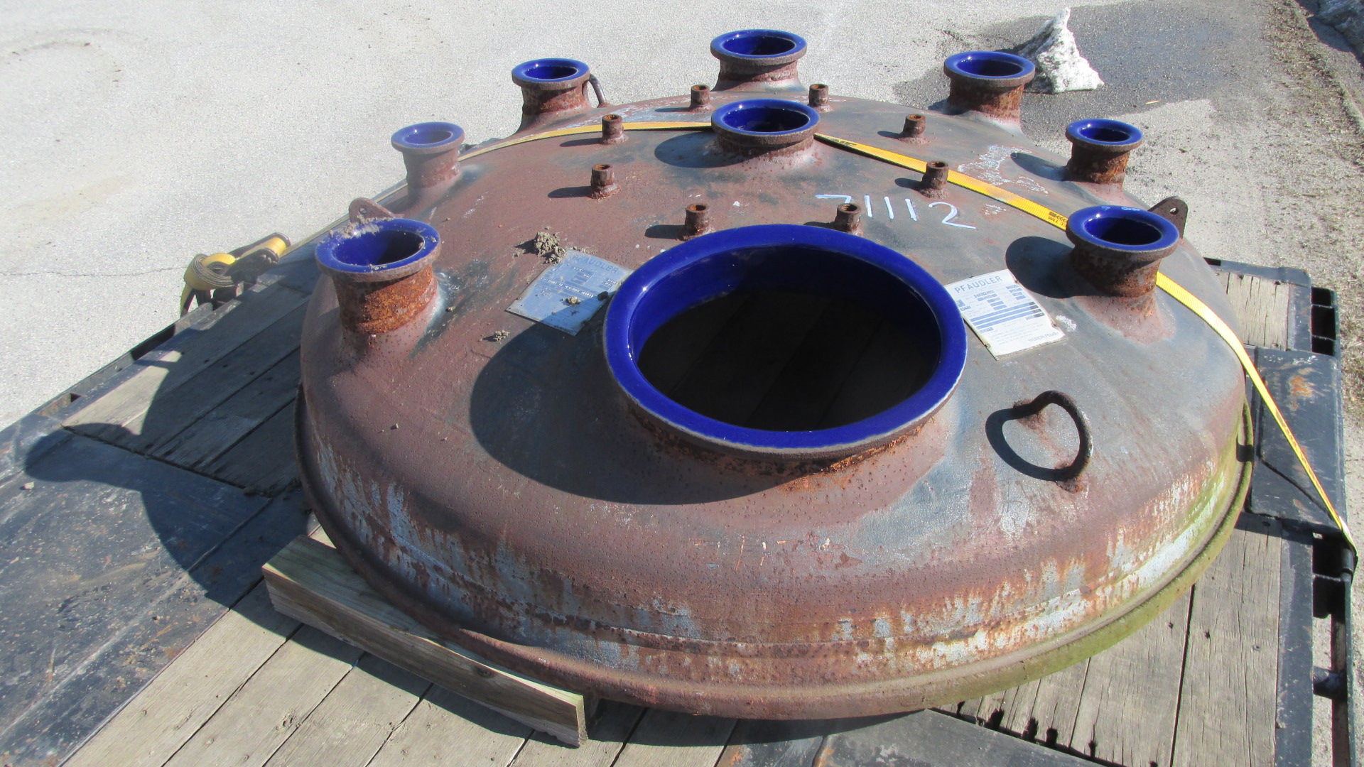  Tank Cover Glass Lined Parts 3,785 L (1,000 gallons) Glasslined For Sale - IPP# 71112