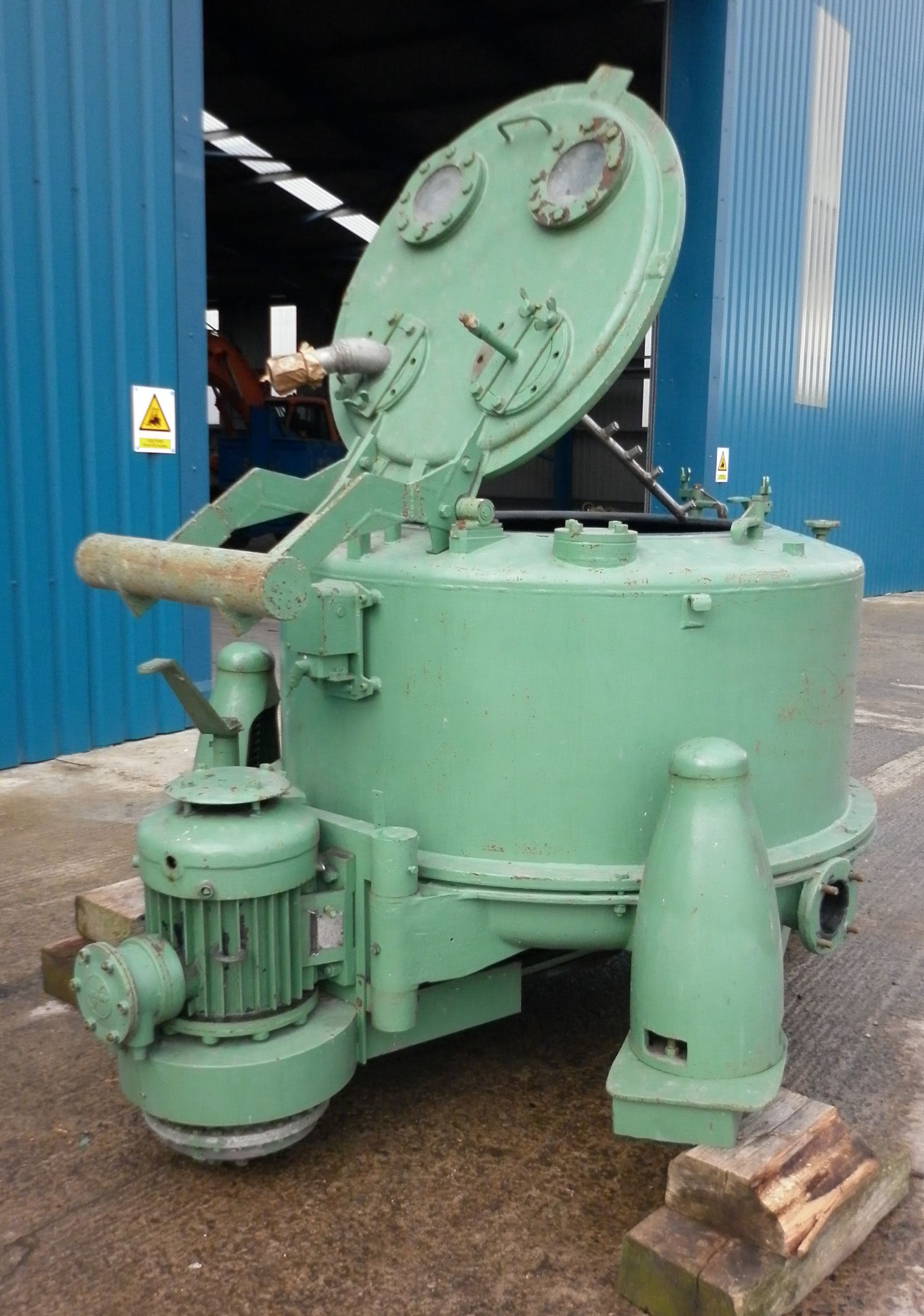  Manual Discharge-Top Centrifuge-Basket 1,219 mm (48 in) Rubberlined For Sale - IPP# 81823