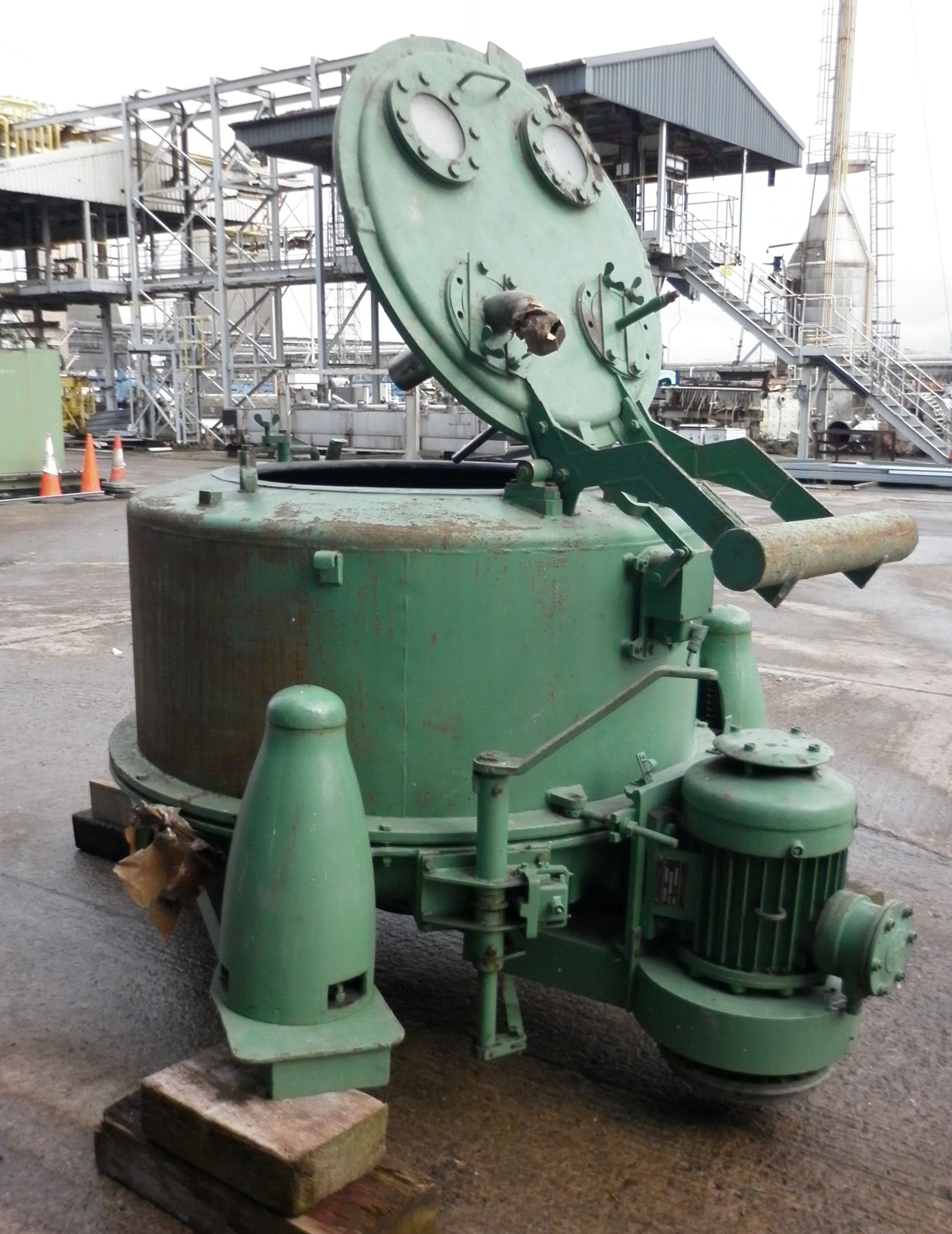  Manual Discharge-Top Centrifuge-Basket 1,219 mm (48 in) Rubberlined For Sale - IPP# 81823