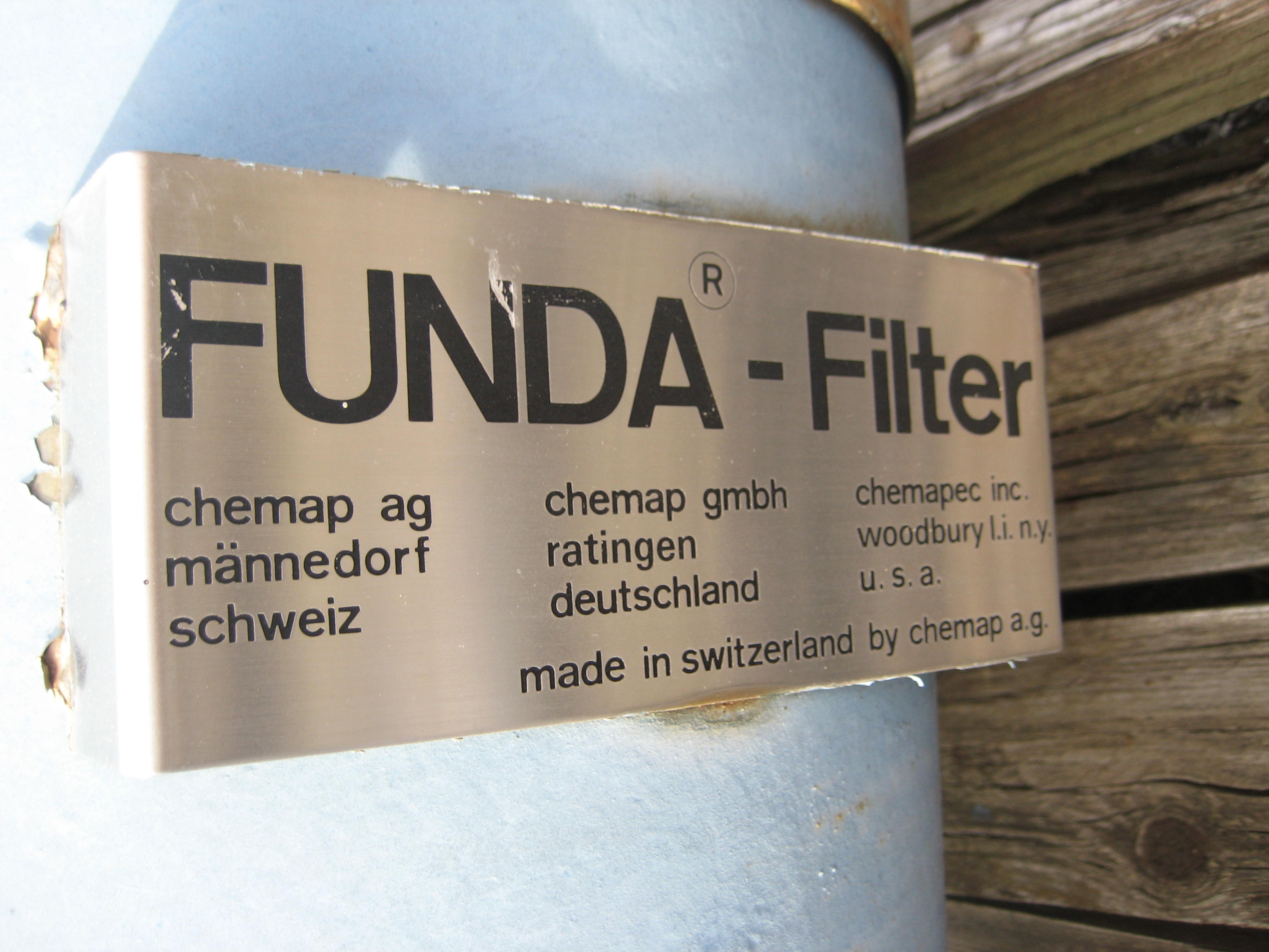 Stainless Steel 316 Chemap Ag (Switzerland) R-5 Pressure Leaf Filter - IPP# 82224