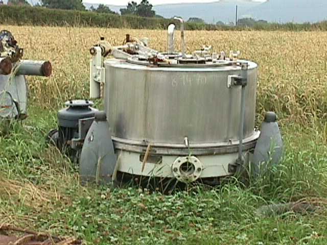  Manual Discharge-Top Centrifuge-Basket 1,000 mm (39.4 in) Stainless Steel Austenitic For Sale - IPP# 89470