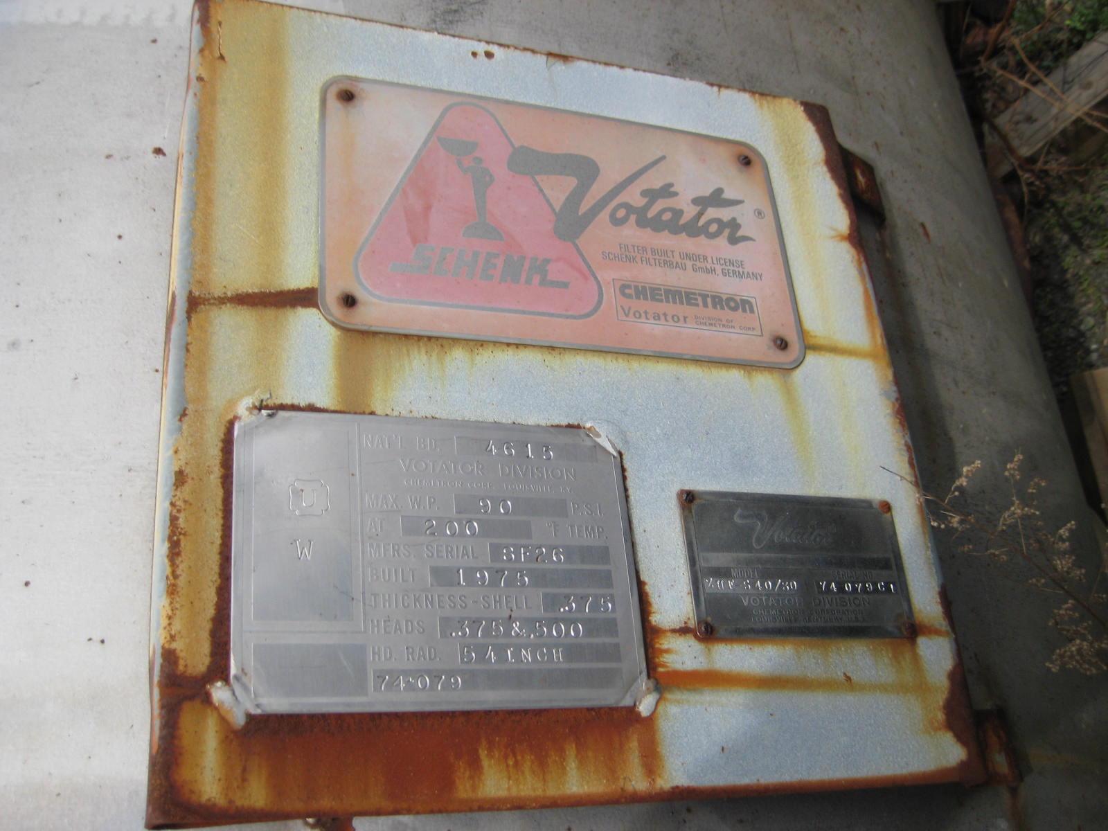  Pressure Leaf Filter 28.8 m² (310 ft²) Stainless Steel 304 For Sale - IPP# 92822