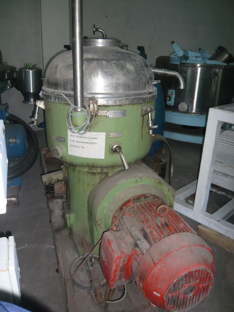  Centrifuge-Disc Bowl 11.2 kW (15 HP)  For Sale - IPP# 92374