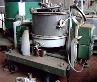 Stainless Steel 316 Manual Discharge-Top Centrifuge-Basket
