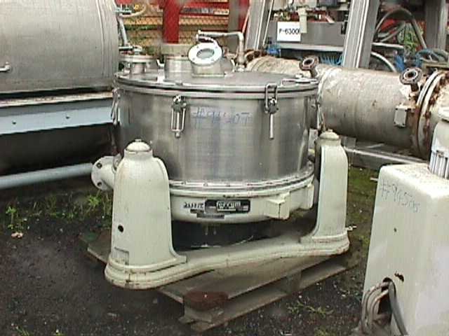  Manual Discharge-Top Centrifuge-Basket 800 mm (31.5 in) Stainless Steel 316 For Sale - IPP# 94507