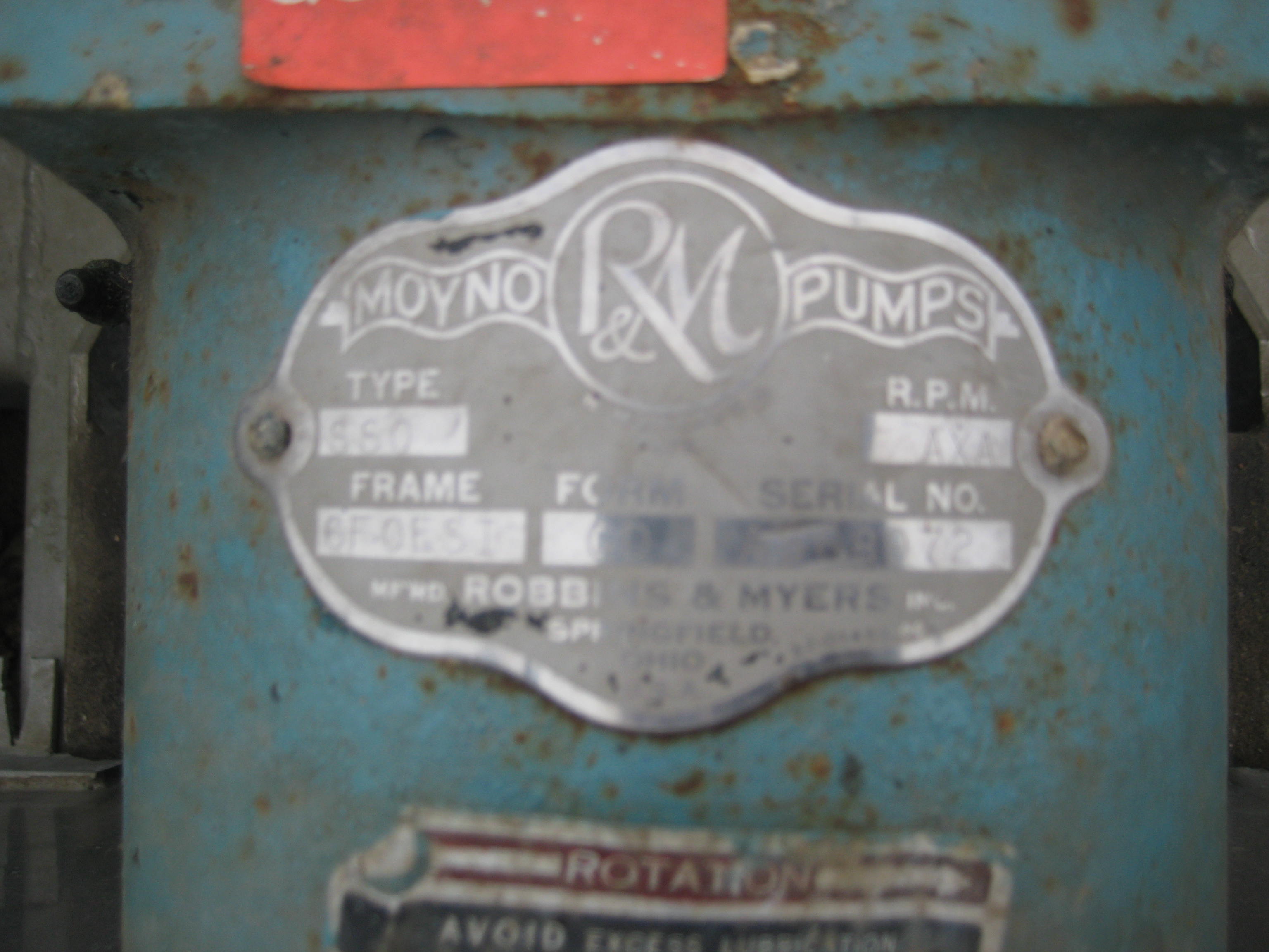  Rotary Pump 11.4 m3/h (50 GPM) Stainless Steel 316 For Sale - IPP# 94608