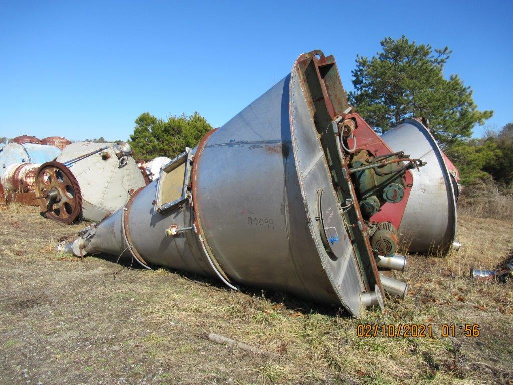   Mixer-Nauta 7,000 L (1,849 gallons) Stainless Steel 304 For Sale - IPP# 94099