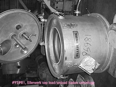  Manual Discharge-Top Centrifuge-Basket 800 mm (31.5 in) Stainless Steel Austenitic For Sale - IPP# 95981
