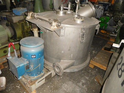  Manual Discharge-Top Centrifuge-Basket 800 mm (31.5 in) Stainless Steel Austenitic For Sale - IPP# 95981