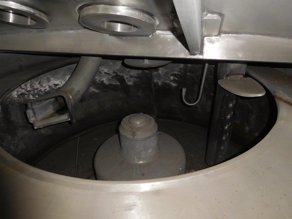  Manual Discharge-Top Centrifuge-Basket 1,250 mm (49.2 in) Stainless Steel Austenitic For Sale - IPP# 95984