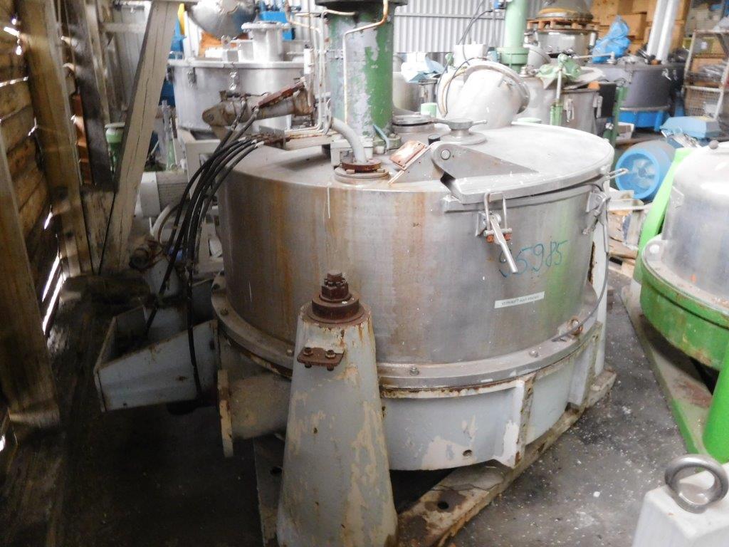  Manual Discharge-Top Centrifuge-Basket 1,250 mm (49.2 in) Stainless Steel Other For Sale - IPP# 95985