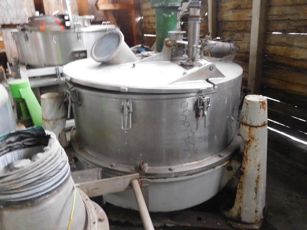  Manual Discharge-Top Centrifuge-Basket 1,250 mm (49.2 in) Stainless Steel Other For Sale - IPP# 95985
