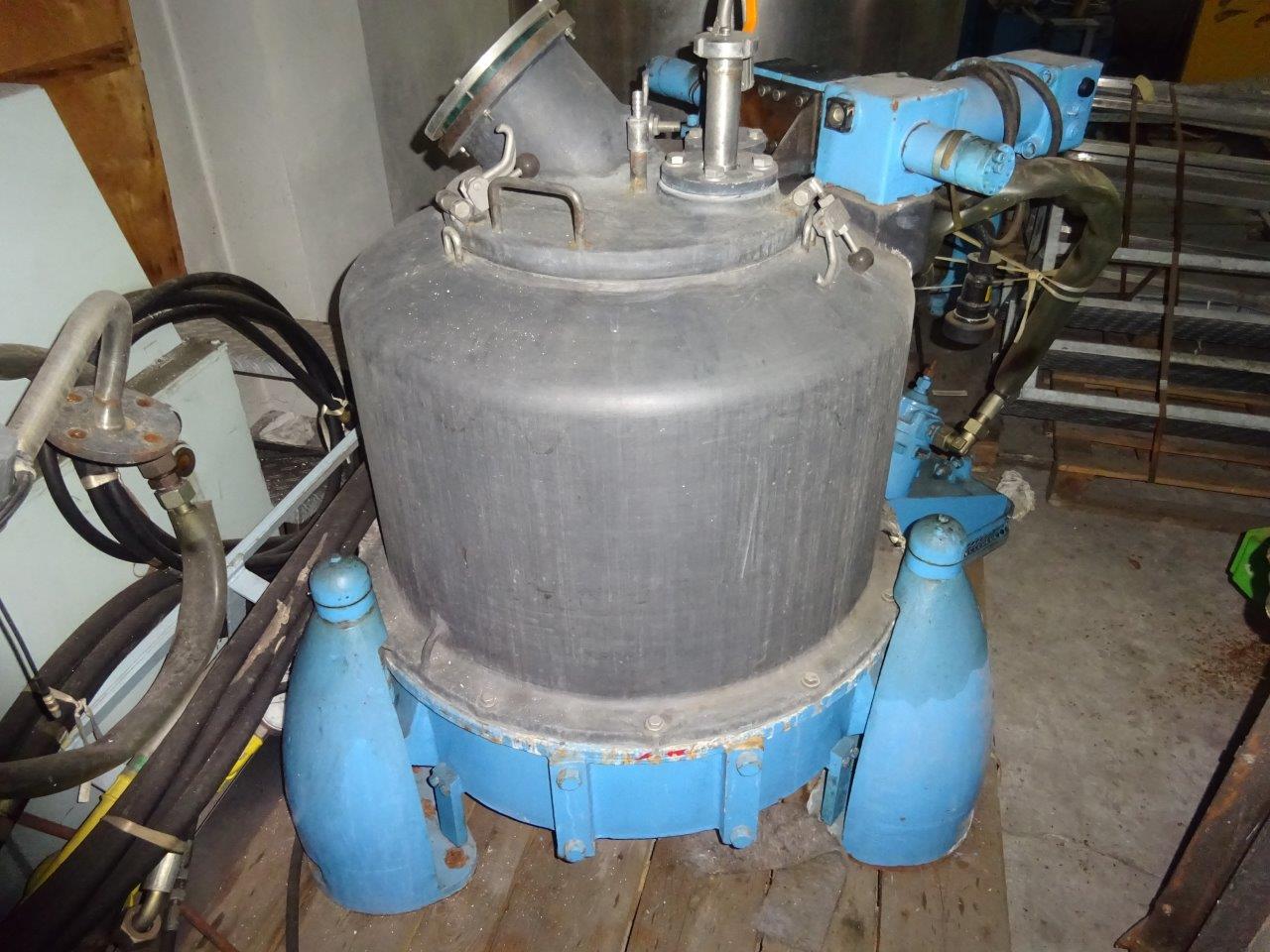  Manual Discharge-Top Centrifuge-Basket 630 mm (24.8 in) Rubberlined For Sale - IPP# 96942