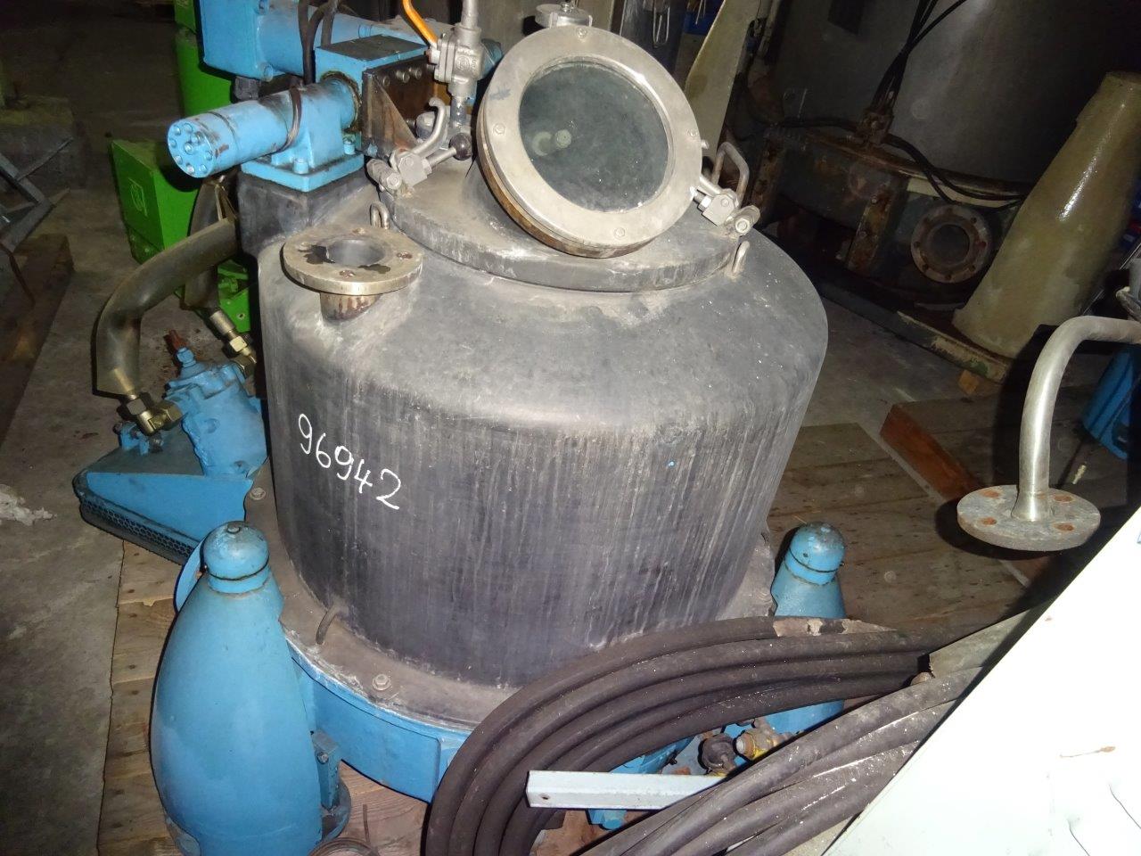  Manual Discharge-Top Centrifuge-Basket 630 mm (24.8 in) Rubberlined For Sale - IPP# 96942