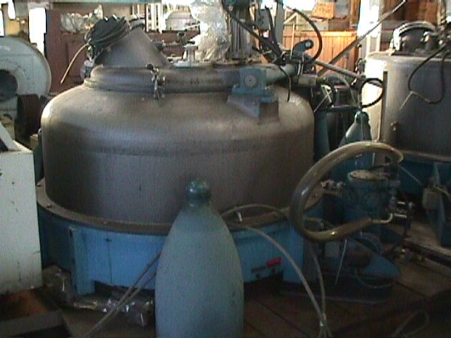  Manual Discharge-Top Centrifuge-Basket 1,250 mm (49.2 in) Rubberlined For Sale - IPP# 96945