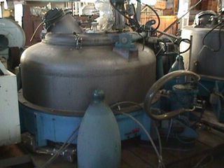 Rubberlined Manual Discharge-Top Centrifuge-Basket