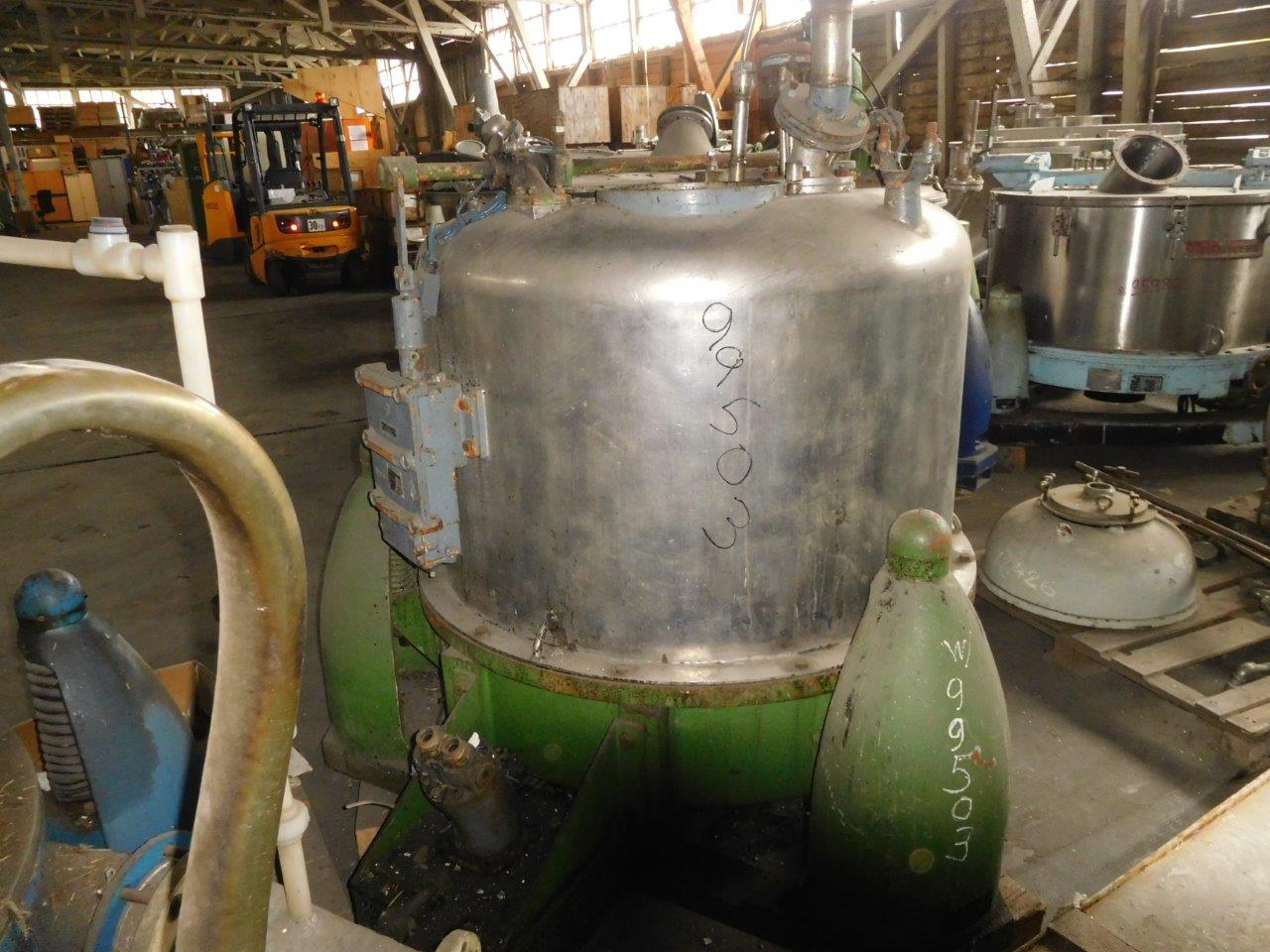  Manual Discharge-Top Centrifuge-Basket 1,000 mm (39.4 in) Stainless Steel Austenitic For Sale - IPP# 99503