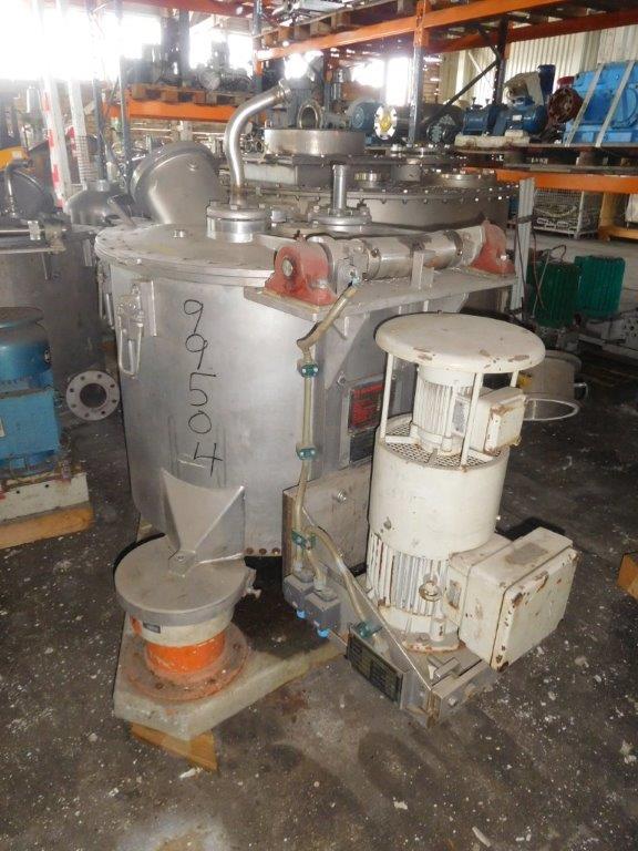  Manual Discharge-Top Centrifuge-Basket 500 mm (19.7 in) Stainless Steel Austenitic For Sale - IPP# 99504