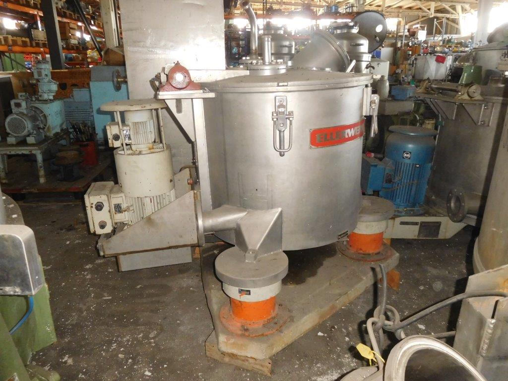  Manual Discharge-Top Centrifuge-Basket 500 mm (19.7 in) Stainless Steel Austenitic For Sale - IPP# 99504