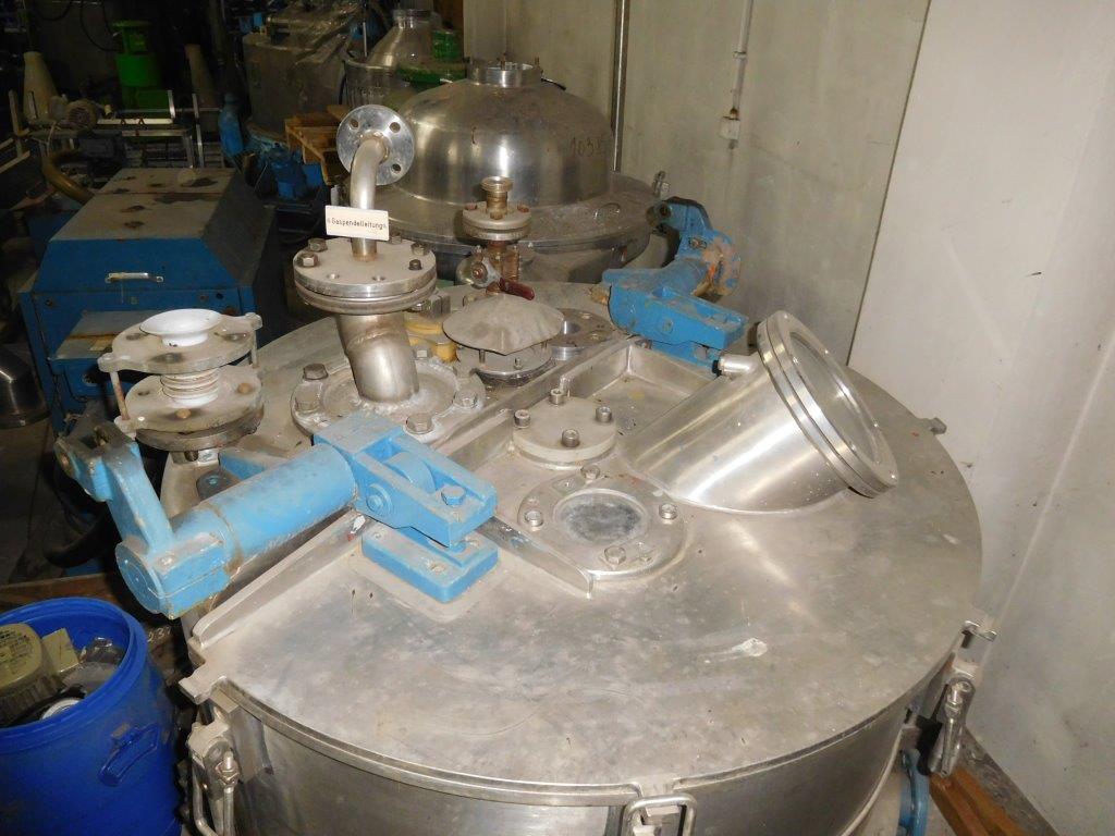  Manual Discharge-Top Centrifuge-Basket 1,016 mm (40 in) Stainless Steel 316 For Sale - IPP# 99506
