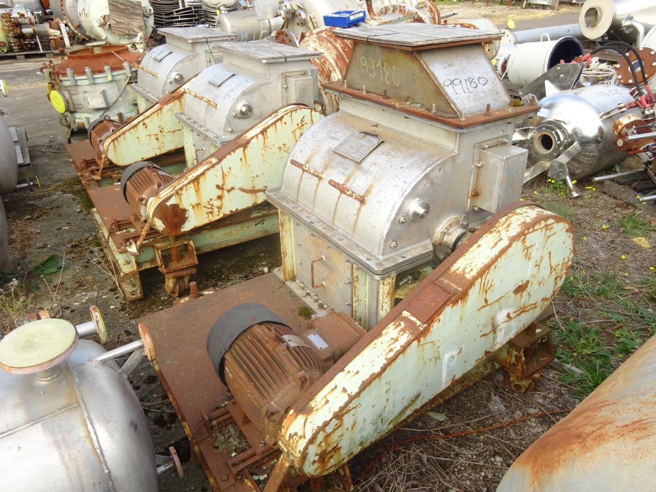  Granulator/Disintegrator Pulverizer 3.7 kW (5 HP) Stainless Steel 304 For Sale - IPP# 99180