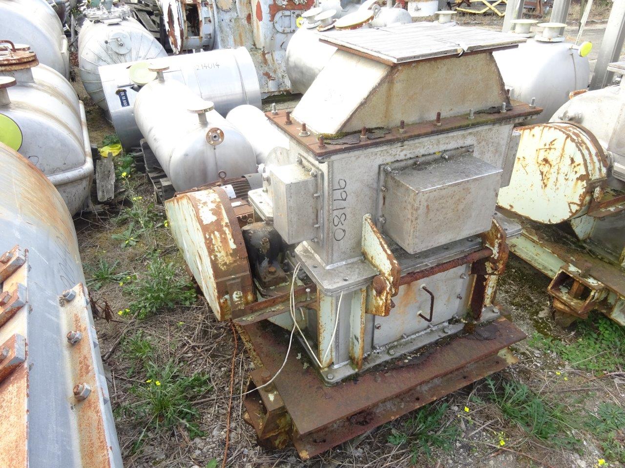  Granulator/Disintegrator Pulverizer 3.7 kW (5 HP) Stainless Steel 304 For Sale - IPP# 99180