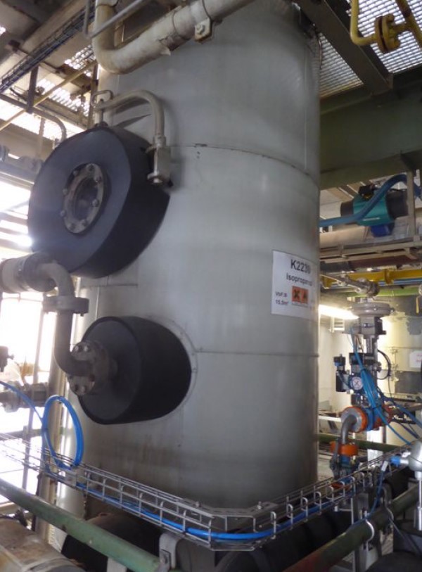 IPP# 1155, Isopropanol Alcohol Recovery Column Distillation System Distillation System For Sale